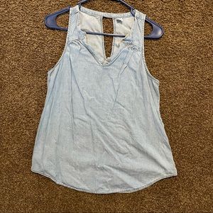Medium Old Navy Blue Jean Tank Top